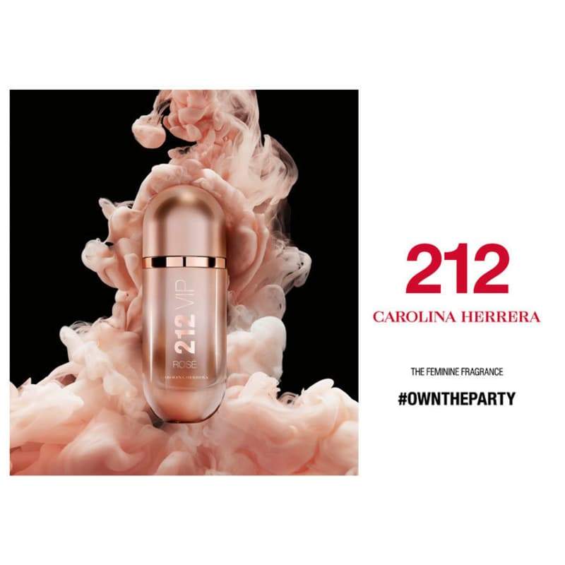 Perfume 212 VIP Rosé Carolina Herrera Feminino - Outlet do Perfume